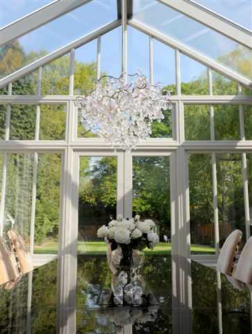 Light over dining table