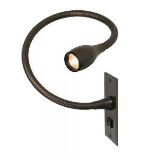 Snake arm LED reading light